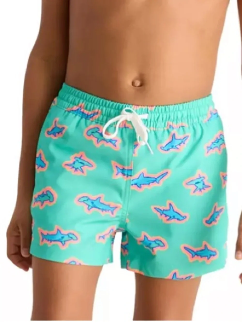NWT Chubbies Boys' Shorter Classic Lined Swim Trunks in apex swimmers Sz XL